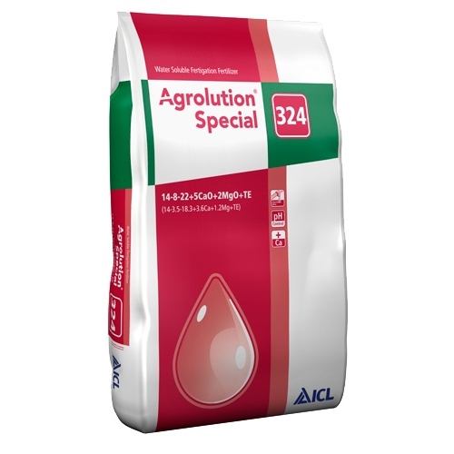 Ingrasaminte hidrosolubile pentru fertilizarea prin picurare Agrolution Special 324 14-08-22+5CaO+2MgO+ME